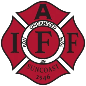 Suncoast Professional Firefighters and Paramedics logo