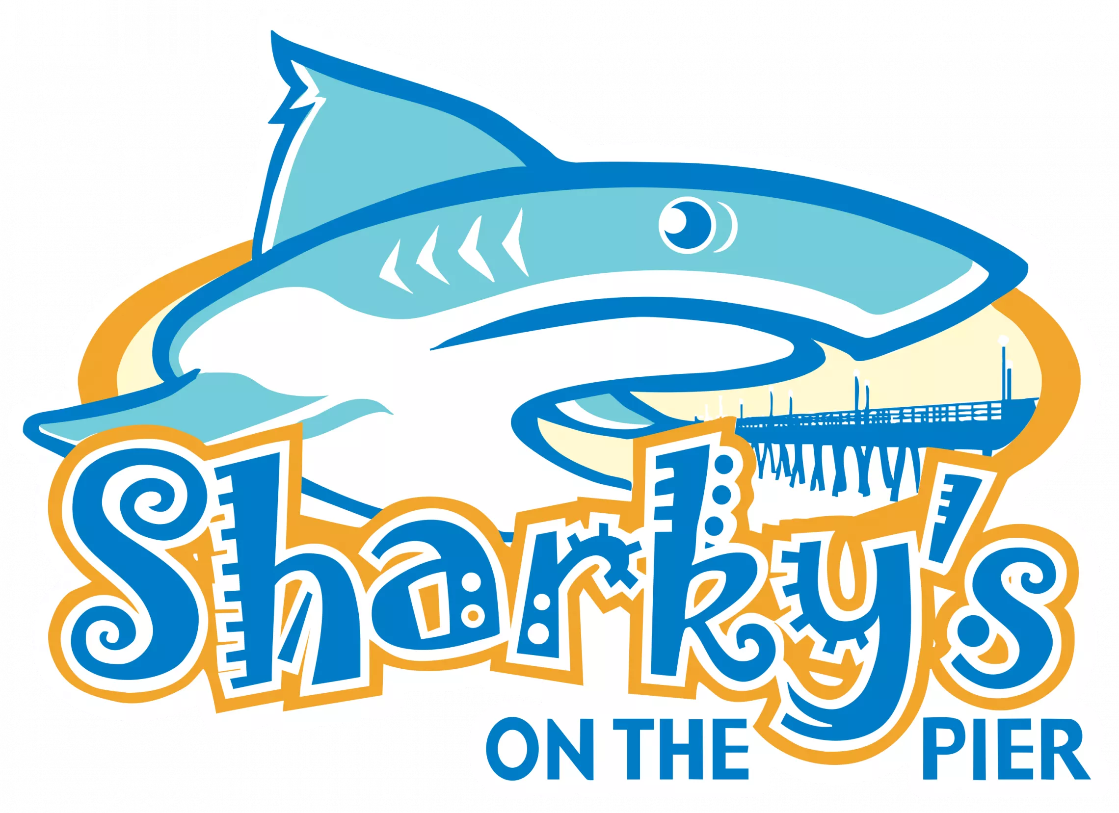 Sharky's On the Pier Logo
